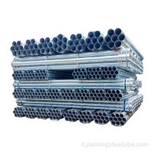 Q235B a parete sottile galvanizzato tubo rotondo